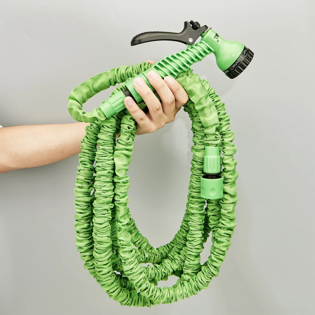 100FT/30m 7 Function Spray Nozzle Flexible Retractable Garden Expandable Hose