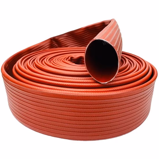 1.5-4 Inch Diameter Double Layer Jackets Polyester PVC/TPU/Rubber Resistant Flexible Water Layflat Canvas Lining Fire Hydrant Cabinet Fighting Hose
