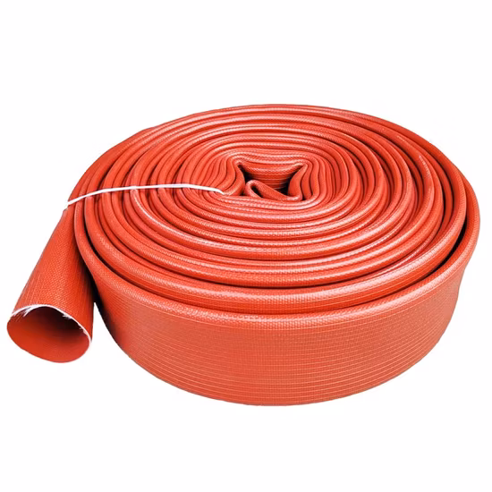 1.5-4 Inch Diameter Double Layer Jackets Polyester PVC/TPU/Rubber Resistant Flexible Water Layflat Canvas Lining Fire Hydrant Cabinet Fighting Hose