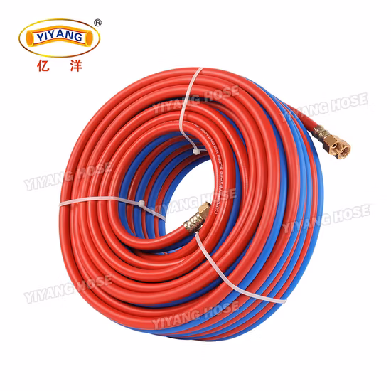 Tuyau de soudage double en PVC pour oxygène et acétylène